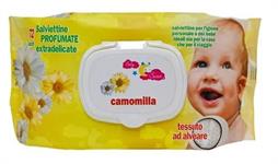 SALVIETTE PROFUMATE 'CAMOMILLA' PZ.72    24 $   -MIN 6           DISPLAY