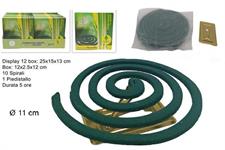 CITRONELLA A SPIRALE PZ.10 PER ESTERNO    12 $     -MIN 4        DISPLAY