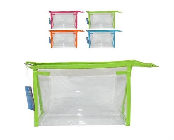 BORSELLO BEAUTY CM. 33x17,5 TRASPARENTE 4/COL  96 $   -MIN 4
