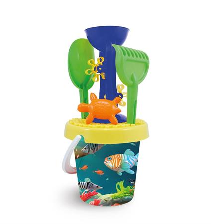SECCHIO SET MARE CM. 26 +MULIN ACQUARIO   12 E     2/COLORI