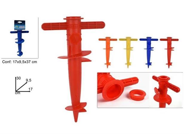 OMBRELLONE 'PICCHETTO x ombrellone' CM. 30 PLASTIC 4/COL  60 E   -MIN 4