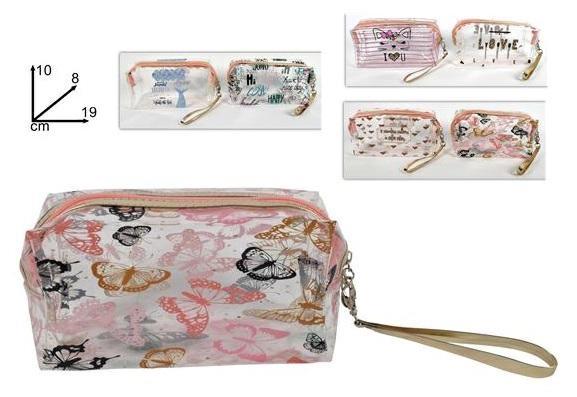 BORSELLO BEAUTY COSMESI CM. 19x10 6/ASS   36 $     TRASPARENTE