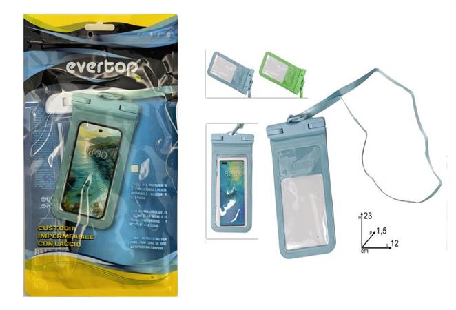 PORTA CELLULARE IMPERMEABILE 2/COL CM.23x12    12 E    -MIN 3    PREMIUM