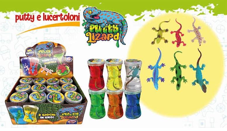 SLIME 'LIZARD' PUTTY LUCERTOLONE 6/ASS  12 $       DYNIT       DISPLAY-X