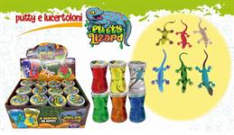 SLIME 'LIZARD' PUTTY LUCERTOLONE 6/ASS  12 $       DYNIT       DISPLAY-X