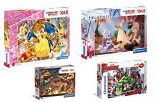 PUZZLE CLEMENTONI 'FEM. MAS.' 104 MAXI  12 E       8/ASS       SCATOLA-X