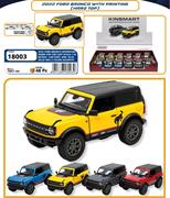 AUTO D-CAS 1/34 FORD BRONCO LIVERY ED. R/CAR  12 $  -MIN 2     DISPLAY-M