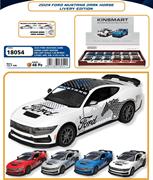 AUTO D-CAS 1/38 FORD MUSTANG LIVERY ED. R/CAR  12 $  -MIN 2    DISPLAY-M