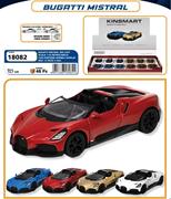 AUTO D-CAS 1/36 BUGATTI MISTRAL 4/ASS R/CAR 12 E   -MIN 2      DISPLAY-M