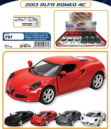 AUTO D-CAS 1/32 ALFA ROMEO 4C  2013  R/CAR  12 $  -MIN 2       DISPLAY-M