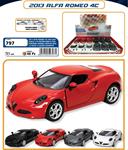 AUTO D-CAS 1/32 ALFA ROMEO 4C  2013  R/CAR  12 $  -MIN 2       DISPLAY-M