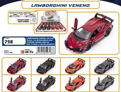 AUTO D-CAS 1/36 LAMBORGHINI VENENO R/CAR  12 $   -MIN 2        DISPLAY-M