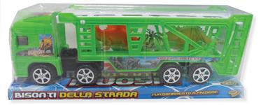CAMION BISARCA PORTA DINOSAURI A FRIZIONE 36 $                    CUPOLA