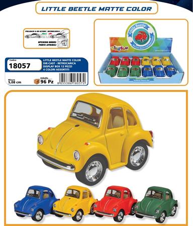 AUTO D-CAS LITTLE BEETLE COL. MATTE R/CAR   12 $  -MIN 2       DISPLAY-M