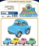 AUTO D-CAS LITTLE BEETLE COL. PASTELLO R/CAR  12 $  -MIN 2     DISPLAY-M