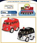AUTO D-CAS LITTLE VAN POLIZIA/POMPIERI R/CAR  12 $  -MIN 2     DISPLAY-M