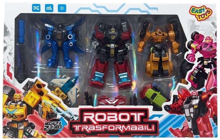 ROBOT SET 'TRASFORMABILI' PZ. 3 C/ACC 2/ASS   12 $             SCATOLA-M