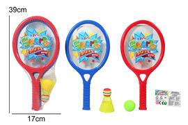 RACCHETTE 'KID' CM. 39 C/PALL. E VOLANO 3/ASS 48 $    -MIN 2