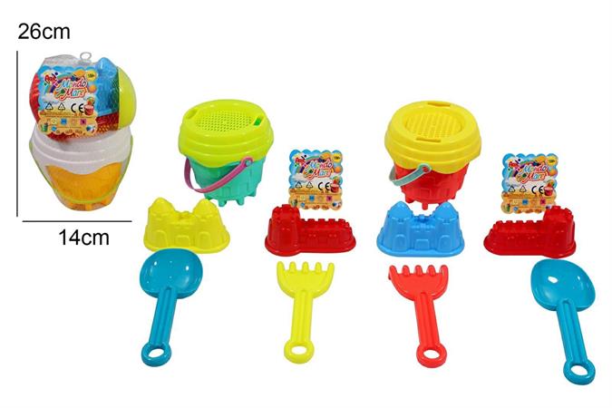 SECCHIO SET MARE CM. 14 CASTELLO + ACC  48 $     -MIN 2     3/ASS