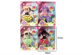 BAMBOLA CM. 37 'COCCINELLA' 4 MODELLI/ASS 12 E                 SCATOLA-F