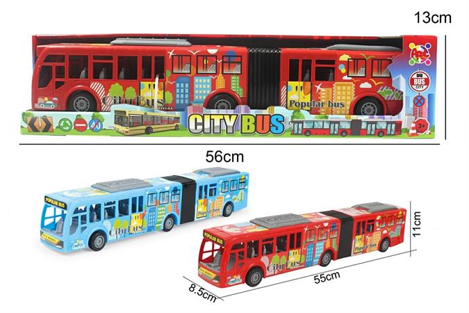 AUTOBUS 'CITY' CM.56  2 COLORI ASSORTITI 12 $                  SCATOLA-M