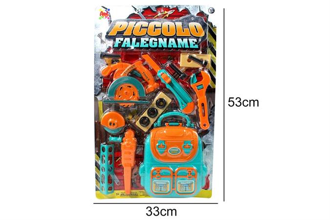 ATTREZZI FALEGNAME PICCOLO C/VALIGETTA E ACC 12 $              BLISTER-M