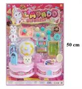 PASTICCERIA SET 'IL MONDO DEI DOLCI' CM.50  12 $               BLISTER-F