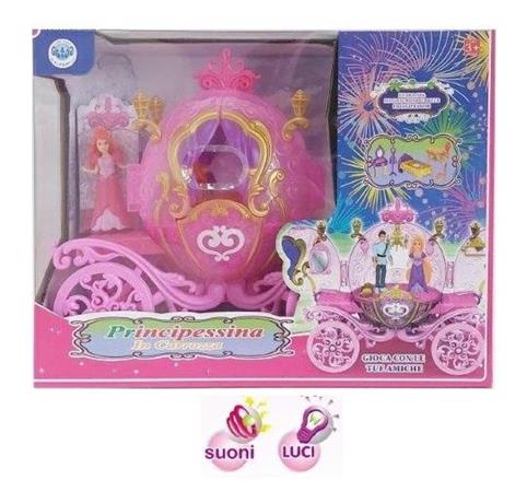 CARROZZA LUCI/SUONI C/PRINCIPESSA E ACCESSORI 10 $             SCATOLA-F