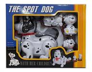 CANE DALMATA C/CUCCIOLI PZ. 4 LUCI/SUONI 8 $    -CAMMINANTE    SCATOLA-F