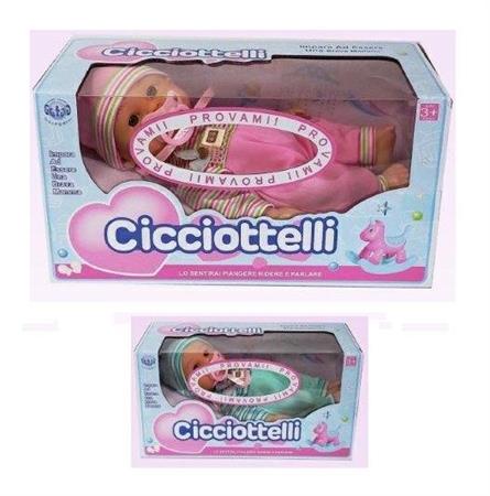 BAMBOLOTTO 'CICCIOTTELLO' C/VOCE E CIUCCIO 12 E      2/ASS     SCATOLA-F