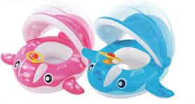 CANOTTINO AEREO C/VOLANTE CON PARASOLE   24 $    2/COLORI  16 BLU+8 ROSA