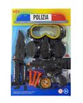 SET PICCOLO POLIZIOTTO C/PISTOLA E MASCHERA  48 $             BLISTER-M