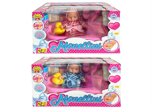 BAMBOLOTTO 'MONELLINO' C/BAGNETTO E ACC 2/ASS 6 $              SCATOLA-F