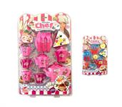 SET PICCOLO CHEF C/TEIERA E TAZZINE 2/ASS 12 E           DOPPIOBLISTER-F