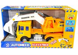 CAMION ESCAVATORE 'MAXI-TRUCK' LUCI/SUONI 8 $  INFANZIA +3     SCATOLA-M