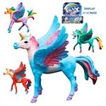 ANIMALI UNICORNI MULTICOLORE RIGIDI 4/ASS  12 $                DISPLAY-F
