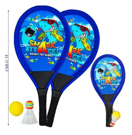 RACCHETTE BEACH BALL CM. 54 PALL. E VOLANO 24 $  -TESSUTO DISEGNO  R/ULT