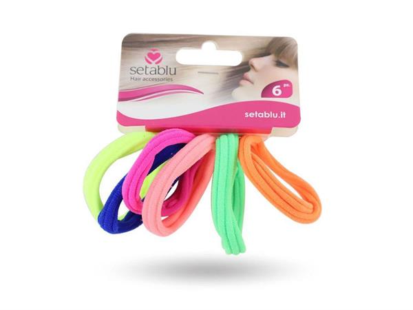 SBL ELASTICO CLASSICO PZ.6 FLUO F/CODA   12 $   -MIN 6           BLISTER