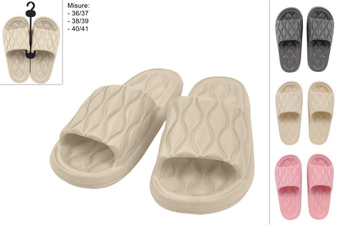 CIABATTE DUS DONNA 36/37-38/39-40/41 'FASHION'   24 E   -MIN 24   3/COL