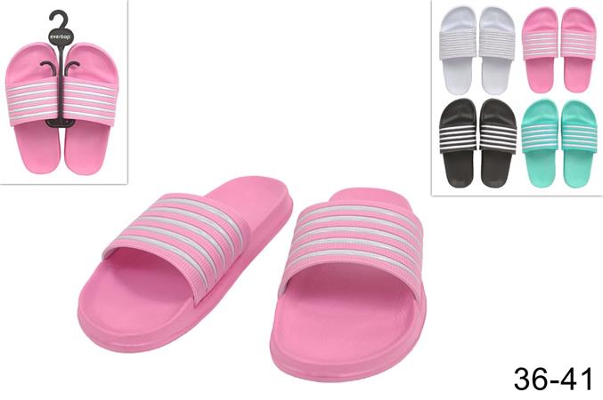 CIABATTE DUS DONNA 36/41  4/COL          24 E   -MIN 24   FASCIA A RIGHE