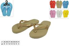 CIABATTE DUS DONNA INFR 35/41 'PERLA' 6/COL    60 E    -MIN 30