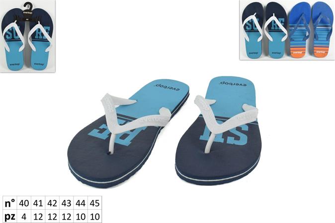 CIABATTE DUS UOMO INFR 40/45 'SPORT'    60 $    -MIN 30    2/COLORI
