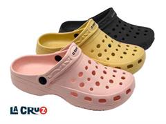 CIABATTE LCR DONNA SABOT 36/41 LACRUZ 3/COL   24 $  -MIN 24 ROS/GIAL/NER