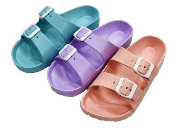 CIABATTE LCJ DONNA 36/41   3/COL   28 E      -MIN 28 VERDE/LILLA/SALMONE