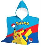 PONCHO MARE CM. 60x60 SPUGNA 'POKEMON'   12 E     TAGLIA MAXI