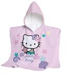 PONCHO MARE CM. 60x60 SPUGNA 'HEL/KITTY'  12 E     TAGLIA MAXI