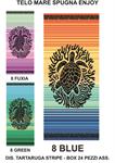 TELO MARE ENJOY CM. 90x165 SPUGNA 'TARTARUGA'  24 E   3/COLORI    STRIPE