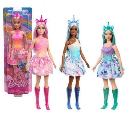 BAMBOLA 'BARBIE' FAIRYTALE UNICORNO 3/ASS  6 $                 SCATOLA-F