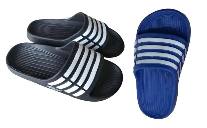 CIABATTE SPL UOMO MONOBLOC FASCE 41 SPLASH BLU/NERE  12 E   -MIN 4