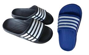 CIABATTE SPL UOMO MONOBLOC FASCE 46 SPLASH BLU/NERE  12 E   -MIN 4